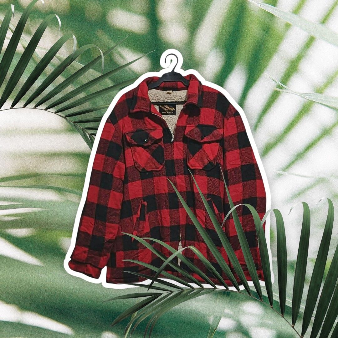 Buffalo Plaid Sherpa Lined Flannel Jacket | Winter Jacket (Category: Coats, Jackets and Outerwear) located in Makati City. Submitted by kayogre.ph (Listing ID 1471059064, Image 1). Description: TAYO PO, PINAKA-LOWEST AT THE MARKET! 💯 If natataasan po kayo sa PRESYO ko. Open po ang "MAKE OFFER" button ko. Kayo po mag-dedecide, ng PRESYO niyo. MABILISAN lang po ako magbenta. (all items, are sale on rush! 💨) 🚛 FAST & FREE SHIPPING on most items! 