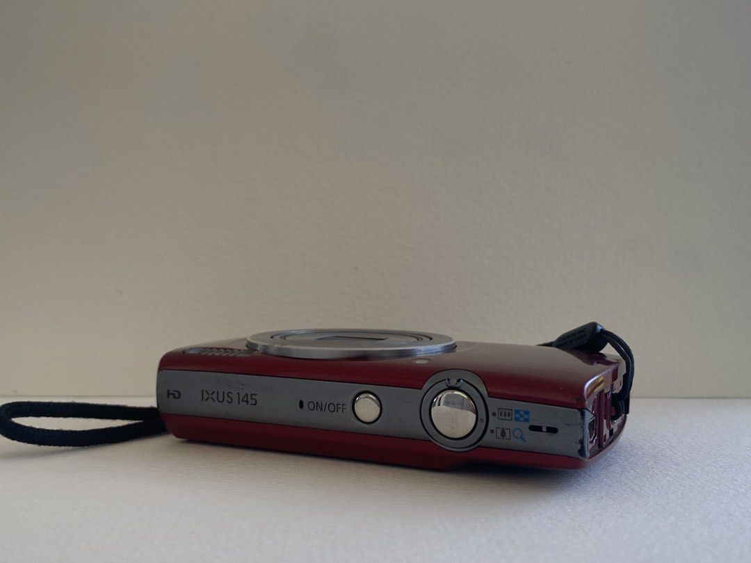 Canon IXUS 145 Red Digital Camera (Category: Cameras) located in Naga. Submitted by minmin_lab (Listing ID 1470954720, Image 3). Description: Canon Ixus 145 (crowd’s fave🌟) SPECS: 16 megapixels 8x wide optical zoom 10/10 body cosmetics ISO: auto - 3200 ISSUE: White vignette ( Tolerable) -NOTHING FOLLOWS, CAMERA FUNCTIONS PERFECTLY COMPLETE INCLUSION & ready to use with free beaded strap MOP: Cash/Gcash MOD: Meet up (camarines sur area only) , J&