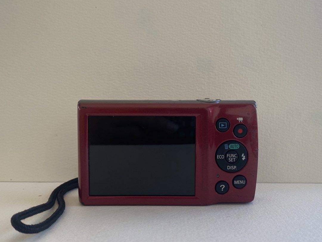 Canon IXUS 145 Red Digital Camera (Category: Cameras) located in Naga. Submitted by minmin_lab (Listing ID 1470954720, Image 2). Description: Canon Ixus 145 (crowd’s fave🌟) SPECS: 16 megapixels 8x wide optical zoom 10/10 body cosmetics ISO: auto - 3200 ISSUE: White vignette ( Tolerable) -NOTHING FOLLOWS, CAMERA FUNCTIONS PERFECTLY COMPLETE INCLUSION & ready to use with free beaded strap MOP: Cash/Gcash MOD: Meet up (camarines sur area only) , J&