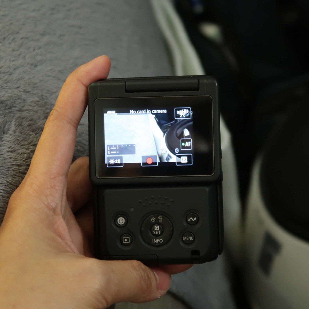 Canon PowerShot V10 Vlogger Camera and Selphy CP1500 Printer Bundle (Category: Cameras) located in Manila. Submitted by mairalyng21434 (Listing ID 1471048361, Image 3). Description: - Canon PowerShot V10 compact vlogging camera with 6.6mm f/2.8 lens and flip-up screen - Canon Selphy CP1500 compact photo printer included - Brand new 54-sheet postcard size color ink and paper set - Original boxes included for the printer and paper set - Ultimate al