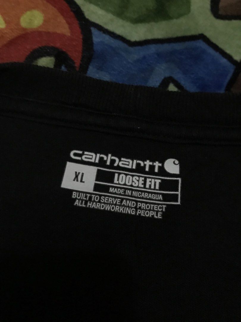 Carhartt K87 Pocket Tee Black (Category: Tshirts & Polo Shirts ) located in Angeles City. Submitted by bashthriftstuff123 (Listing ID 1471024720, Image 3). Description: Carhartt K87 Pocket Tee Black Size xl to xxl Width 25 Length 32 Verygood condi 750 + sf .