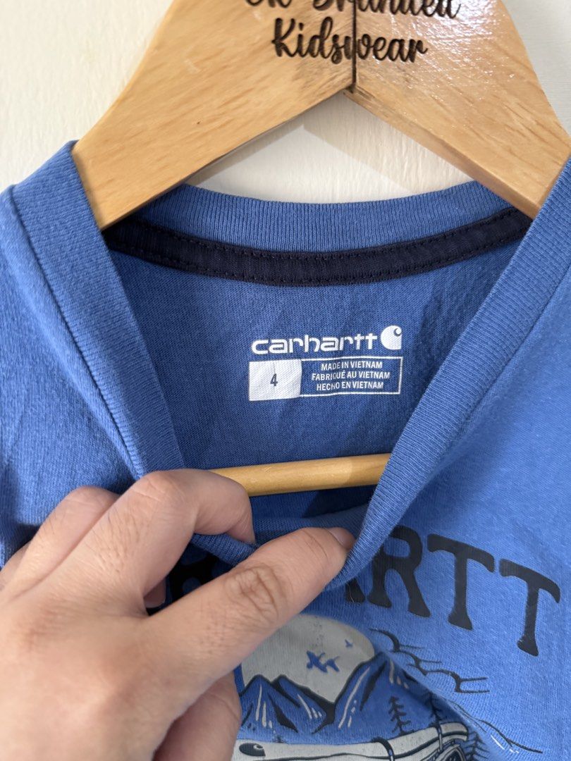 Carhartt sando (Category: Babies & Kids Fashion) located in Angeles City. Submitted by buyforless04 (Listing ID 1471059886, Image 2). Description: 4yo.