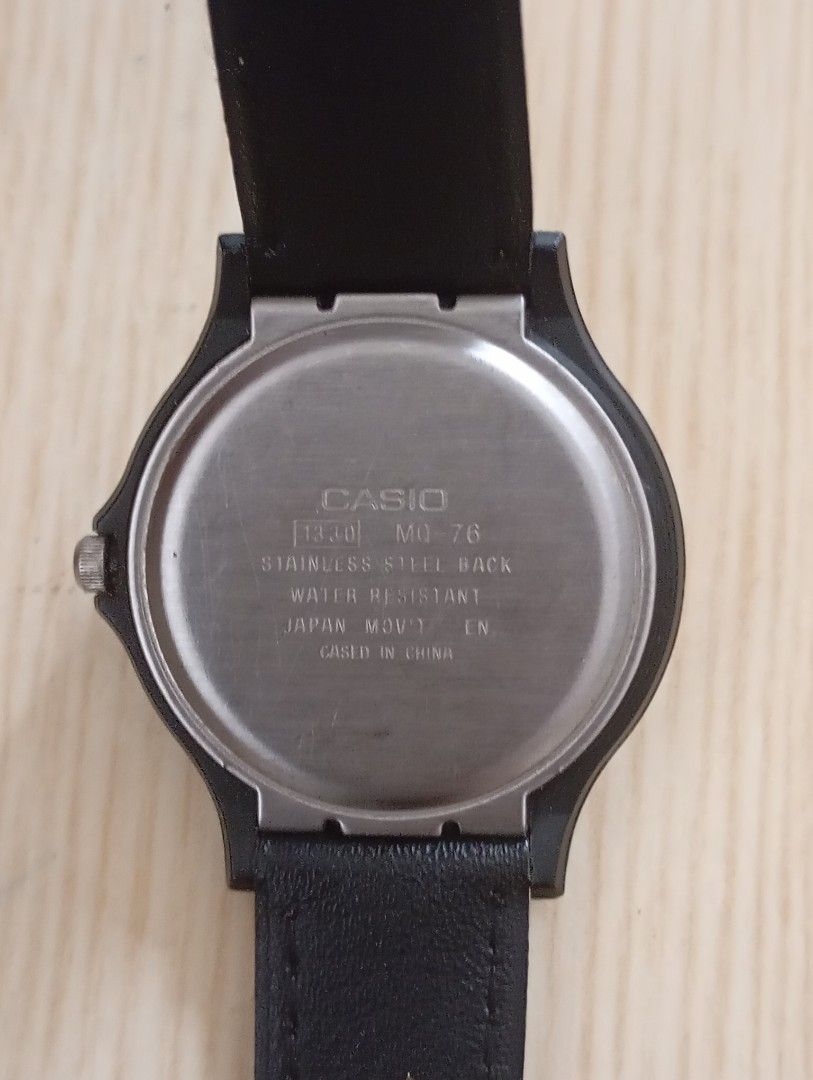 Casio (Category: Men's Watches) located in Las Pinas. Submitted by quick_deals_great_finds2 (Listing ID 1470936133, Image 3). Description: Original good working condition Quartz with battery 33mm medium unisex.