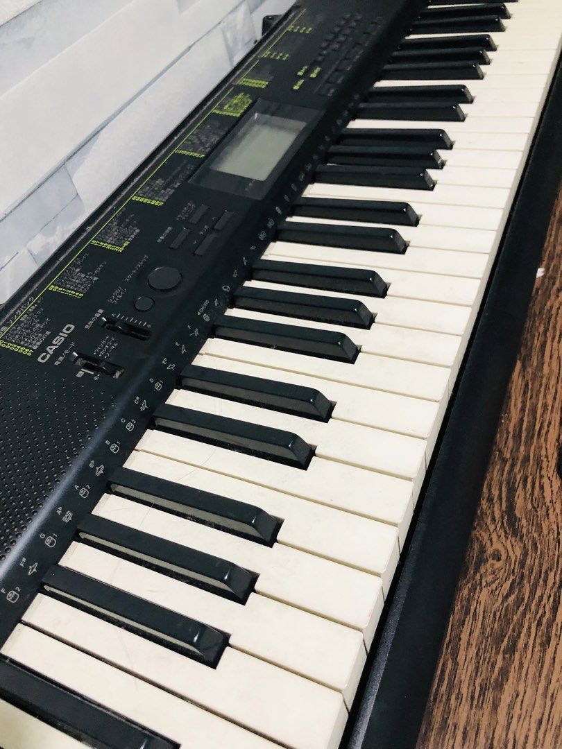 Casio Electronic Keyboard Digital Piano (Category: Musical Instruments) located in Manila. Submitted by swiftwolf.dcf445 (Listing ID 1470965057, Image 1). Description: - Brand: Casio - Color: Classic black - Features: Built-in digital display screen, function buttons, and internal speakers - Keys: Standard black and white keys with helpful note letter labels printed above them - Condition: Great practice instrument, ideal for beginners learning t