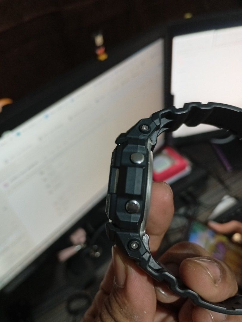 Casio G-Shock AW-590 Watch (Category: Men's Watches) located in Manila. Submitted by jcaseanti (Listing ID 1470952053, Image 3). Description: - Model: Casio G-Shock AW-590 (Module 4778) - Design: Black resin strap with stainless steel bezel ring and backplate - Durability: Legendary shock-resistant build - Water Resistance: Up to 20 bar / 200 meters - Condition: Clean display, clear markers, and all buttons work smoothly - Best for: Reliable dail