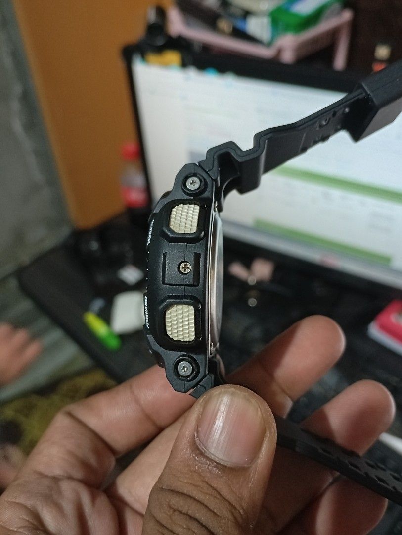 Casio G-Shock GD-110 Digital Watch Black (Category: Men's Watches) located in Manila. Submitted by jcaseanti (Listing ID 1470952439, Image 3). Description: Authentic Casio G-Shock GD-110 (Black) - Fully working digital screen and battery powered - Tough resin strap with double-prong buckle and stainless steel back case - 20 bar water resistance (great for swimming and sports) - Dual time display, stopwatch, and lap memory features - Ideal daily b