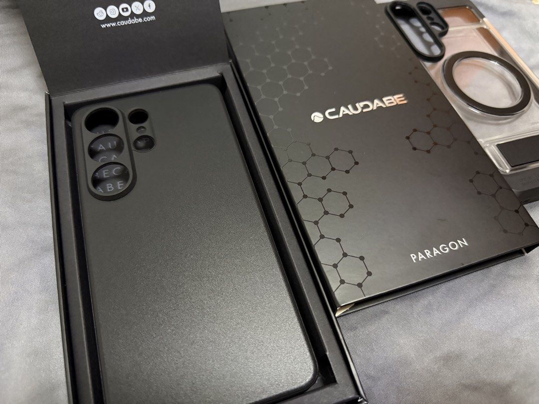 Caudabe paragon s26 ultra (Category: Samsung) located in Manila. Submitted by glassguy2416 (Listing ID 1471095312, Image 1). Description: Caudabe paragon case for S26 ultra black fitted only 10-10 condition 2999 pesos only free ringke ux.