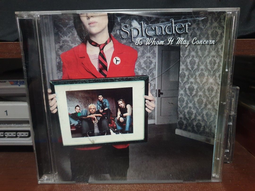 CD SPLENDER - To Whom It May Concern alternative rock (Category: CDs & DVDs) located in Makati City. Submitted by KaTiToYs (Listing ID 1471050979, Image 1). Description: splender - to Whom it may concern Ph🇵🇭press EX.