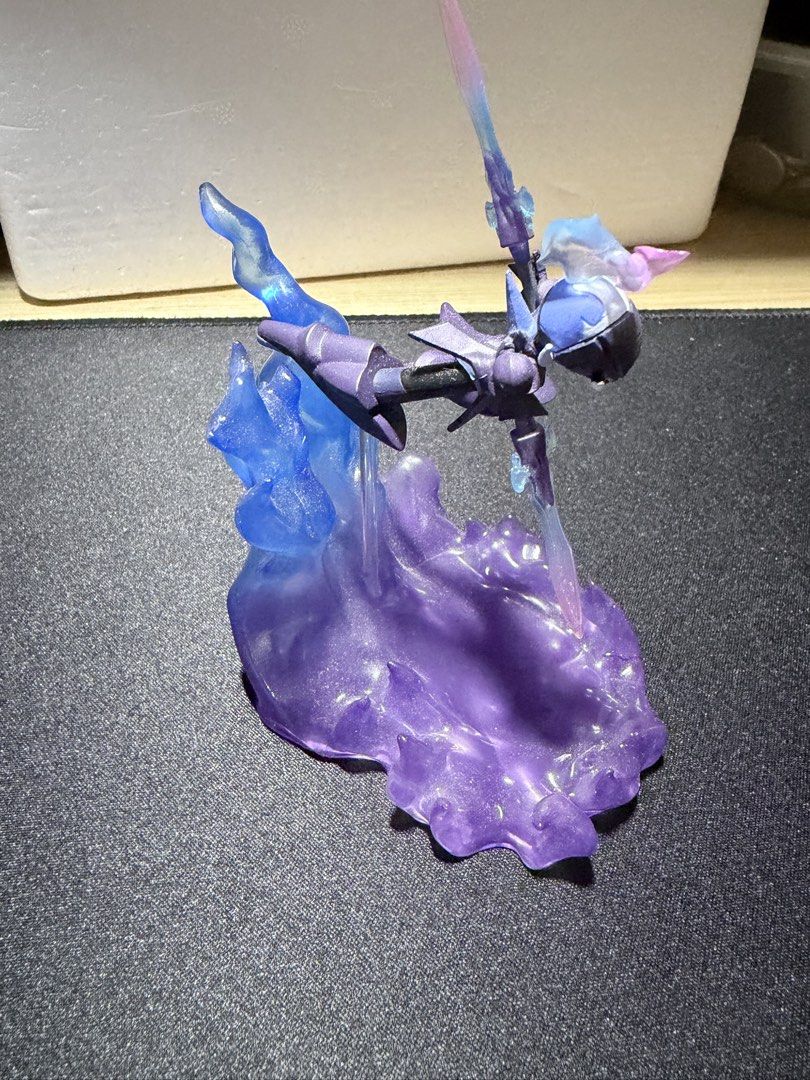 Ceruledge Pokemon Scale World Figure (Category: Figurines & Statues) located in Mandaluyong City. Submitted by juliansthings (Listing ID 1471089667, Image 2). Description: Ceruledge action figure from Pokemon. Dynamic leaping pose with translucent purple and blue flame effect base. Detailed armor and glowing sword effect. Stands securely on the display base. Great addition to any Pokemon collection. Stored carefully out of direct sunlight. bought