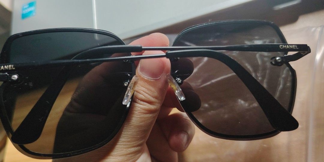 Chanel Sunnies <Authentic> (Category: Sunglasses & Eyewear) located in Baguio. Submitted by thrifters_shop (Listing ID 1470989887, Image 2). Description: VERY VICE ITEM ONLY. NO CASE FEW SCRATCHES AND NOT VISIBLE.