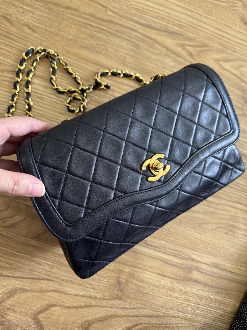 Chanel Timeless Classic Curve Flap (black) (Category: Luxury Bags & Wallets) located in Quezon City. Submitted by vickyts43 (Listing ID 1470945597, Image 1). Description: Authentic vintage Chanel Timeless Classic Curve flap in Small size (black) -buttery soft lambskin -untouched (not recolored/ no touch up) - no flaws/ in excellent vintage condition - comes with Certificate of Authenticity.