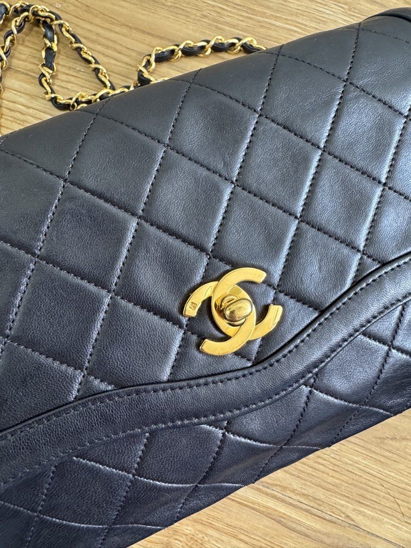 Chanel Timeless Classic Curve Flap (black) (Category: Luxury Bags & Wallets) located in Quezon City. Submitted by vickyts43 (Listing ID 1470945597, Image 2). Description: Authentic vintage Chanel Timeless Classic Curve flap in Small size (black) -buttery soft lambskin -untouched (not recolored/ no touch up) - no flaws/ in excellent vintage condition - comes with Certificate of Authenticity.