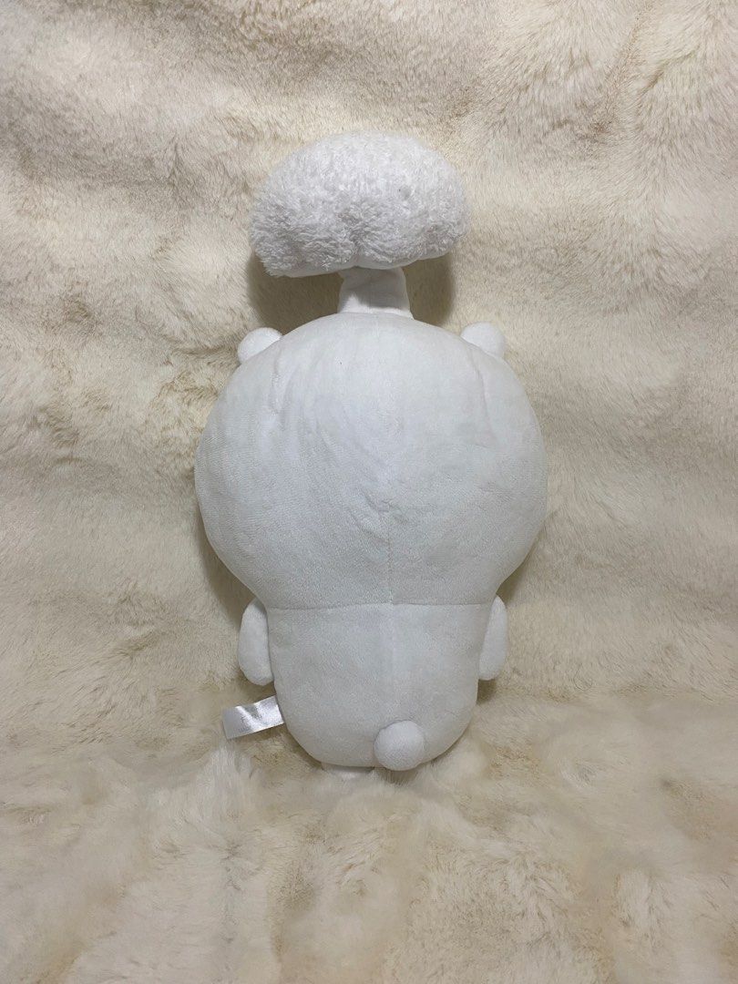 Chiikawa parasitized by a mushroom plush (Category: Plushies & Soft Toys) located in Kalibo. Submitted by ollie_stuffshop (Listing ID 1471034897, Image 2). Description: 34cm x 19cm Before you send your inquiries: ❗️Last Price is already posted ❗️Manage your expectations, WYSIWYG ❗️May need washing ❗️Dropoff is every Wednesday & Sunday.
