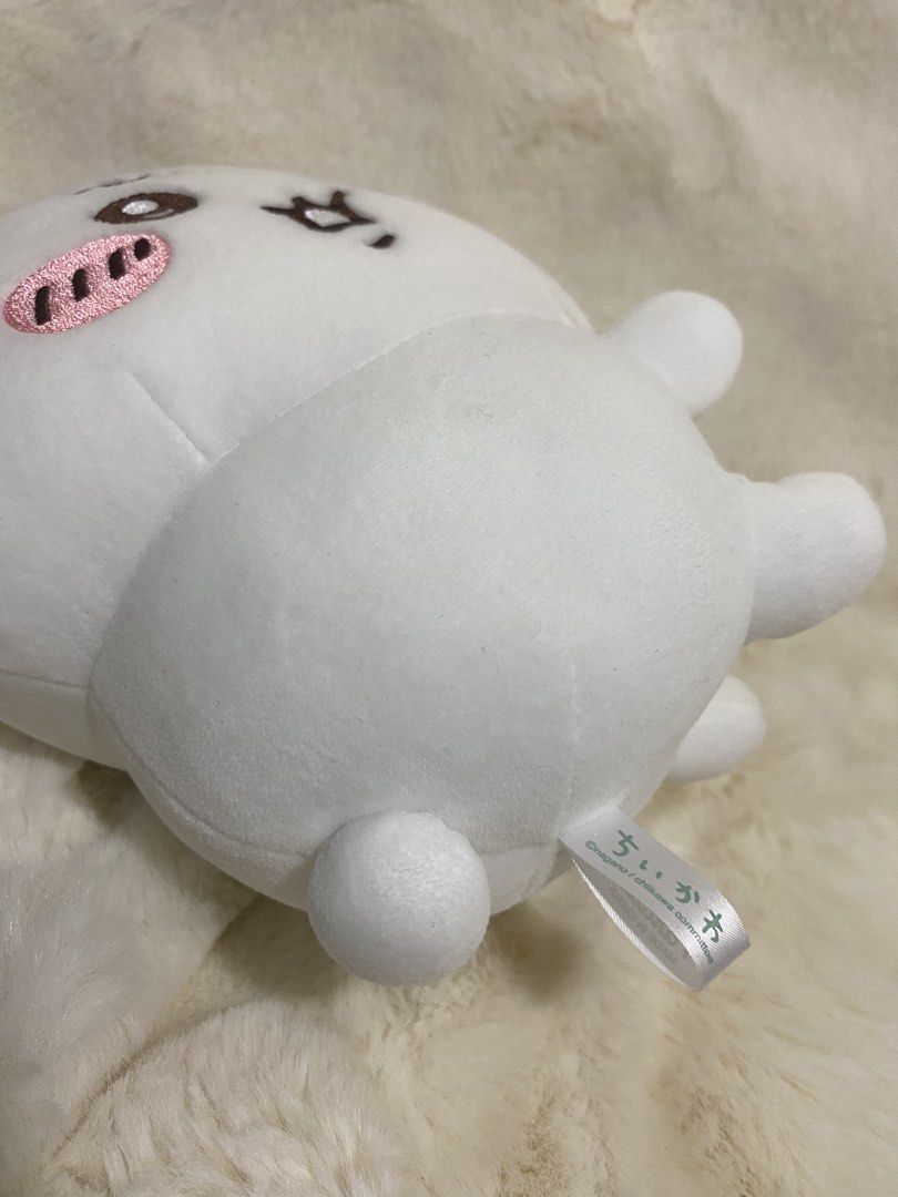 Chiikawa plush (mallow type) (Category: Plushies & Soft Toys) located in Kalibo. Submitted by ollie_stuffshop (Listing ID 1471034441, Image 3). Description: 20cm x 17cm Before you send your inquiries: ❗️Last Price is already posted ❗️Manage your expectations, WYSIWYG ❗️May need washing ❗️Dropoff is every Wednesday & Sunday.