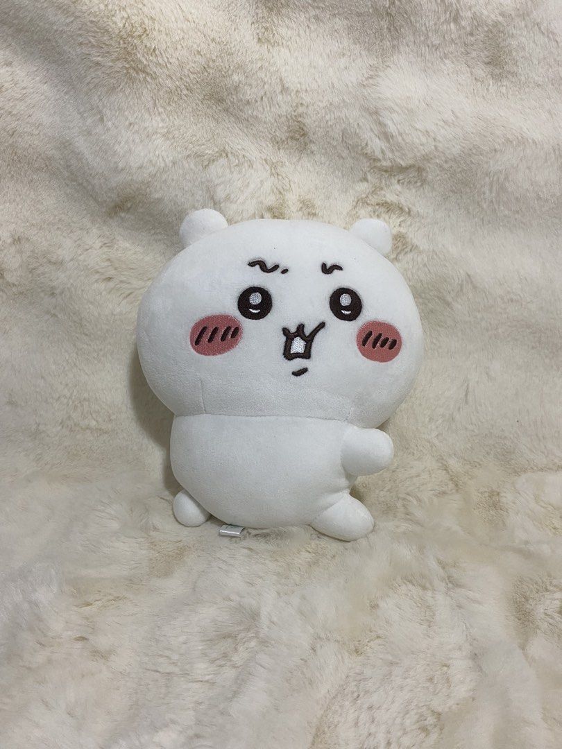 Chiikawa plush (mallow type) (Category: Plushies & Soft Toys) located in Kalibo. Submitted by ollie_stuffshop (Listing ID 1471034441, Image 1). Description: 20cm x 17cm Before you send your inquiries: ❗️Last Price is already posted ❗️Manage your expectations, WYSIWYG ❗️May need washing ❗️Dropoff is every Wednesday & Sunday.