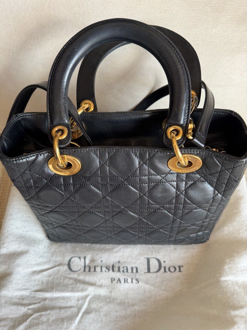 Christian Dior Lady Dior bag (Category: Luxury Bags & Wallets) located in Manila. Submitted by shoppers780 (Listing ID 1470988450, Image 3). Description: Authentic Christian Dior Lady Dior bag Vintage piece With dustbag With visible signs of use Please manage your expectations .