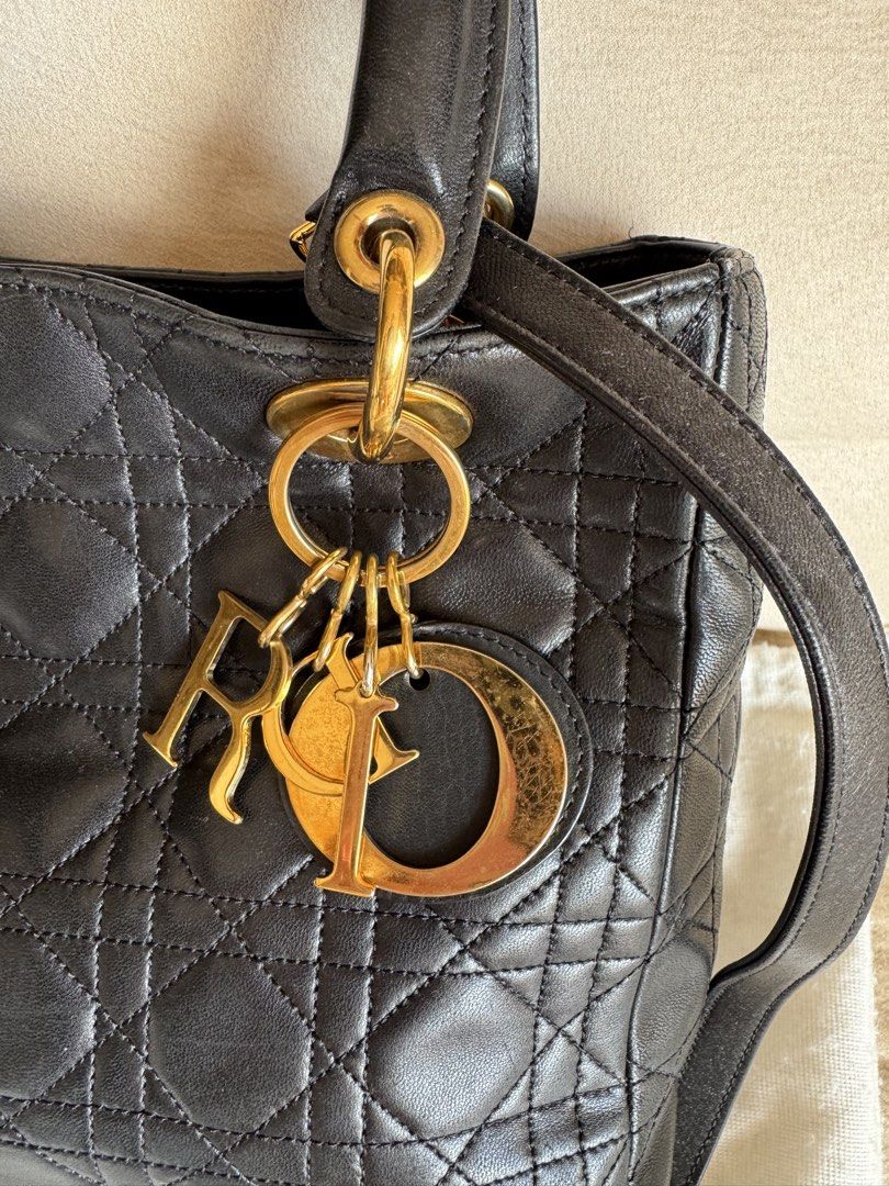 Christian Dior Lady Dior bag (Category: Luxury Bags & Wallets) located in Manila. Submitted by shoppers780 (Listing ID 1470988450, Image 2). Description: Authentic Christian Dior Lady Dior bag Vintage piece With dustbag With visible signs of use Please manage your expectations .