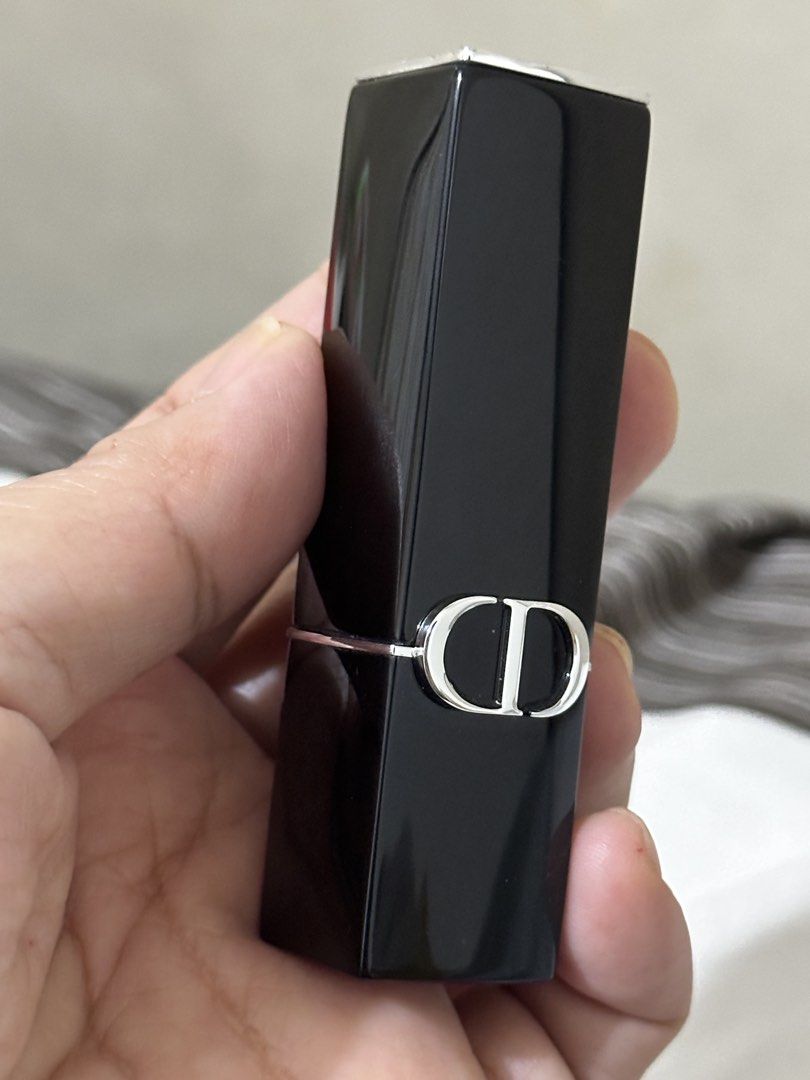 Christian Dior Rouge Dior Lipstick (Category: Makeup) located in Balanga. Submitted by jamilbeauty5 (Listing ID 1471103052, Image 2). Description: - Brand: Christian Dior (100% Authentic) - Shade: Grace Velvet - Finish: Matte velvet with Dior logo embossed on the bullet - Packaging: Sleek black and silver magnetic case with CD logo - Condition: swatched only - plenty of product left - Versatile shade great for everyday wear or a night out - Authe