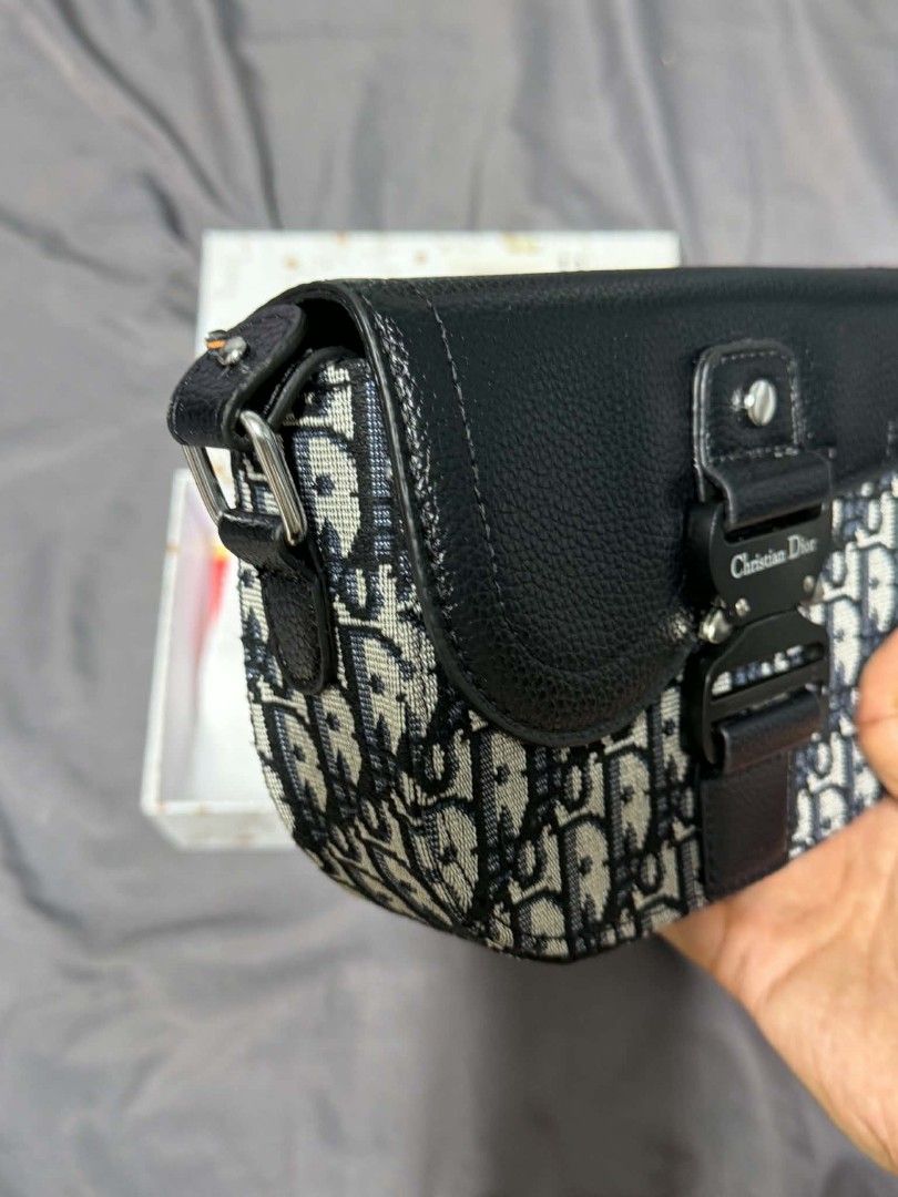 Christian Dior Saddle Bag Black Monogram Canvas (Category: Luxury Bags & Wallets) located in Manila. Submitted by best_picks (Listing ID 1471094760, Image 2). Description: .