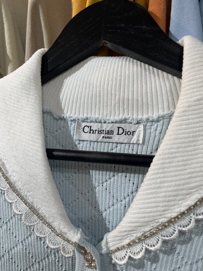 Christian Dior Shortsleeve Knitted (Category: Shirts) located in Lucban. Submitted by rep.rznt (Listing ID 1470968504, Image 3). Description: Dimes: 15 width, 18 length No washtag.