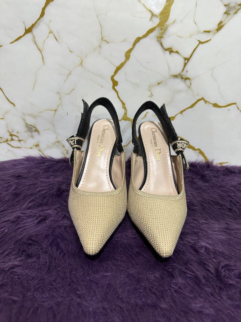 Christian Dior Slingback (Category: Flats & Sandals) located in Marikina City. Submitted by georgiaprelovestuff (Listing ID 1470996826, Image 1). Description: size 36 PLEASE READ BEFORE MAKING AN OFFER: 🔹No inclusions since this is preloved 🔹NO to low ballers please 🔹NO meetups due to busy schedule 🔹If you make an offer, please get the item let's not waste each other's time 🔹NO return NO exchange NO cancellation 🔹Please manage your expectat