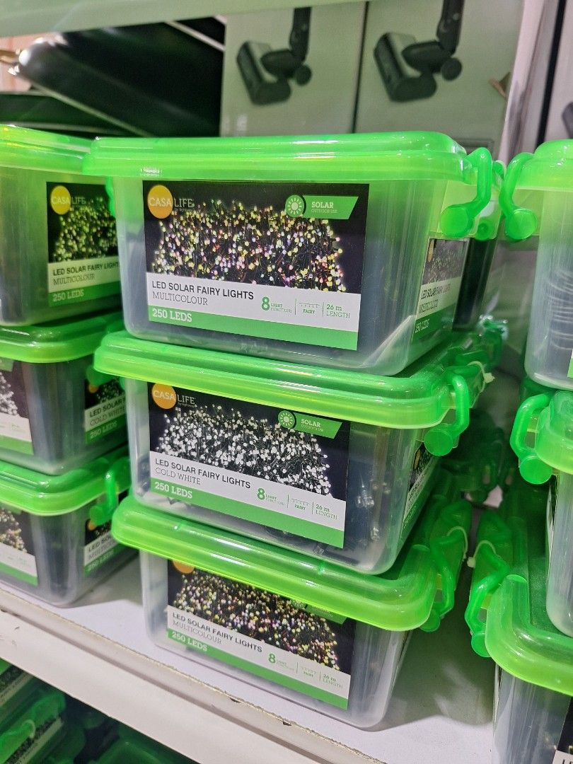 Christmas Lights Solar Powered (Category: Lighting) located in Muntinlupa City. Submitted by shopandsaveau (Listing ID 1470982280, Image 1). Description: Christmas Lights (Solar powered) 250 LEDs Cold White = P375 Multicolor = P450 Like new condition Surplus from Australia.