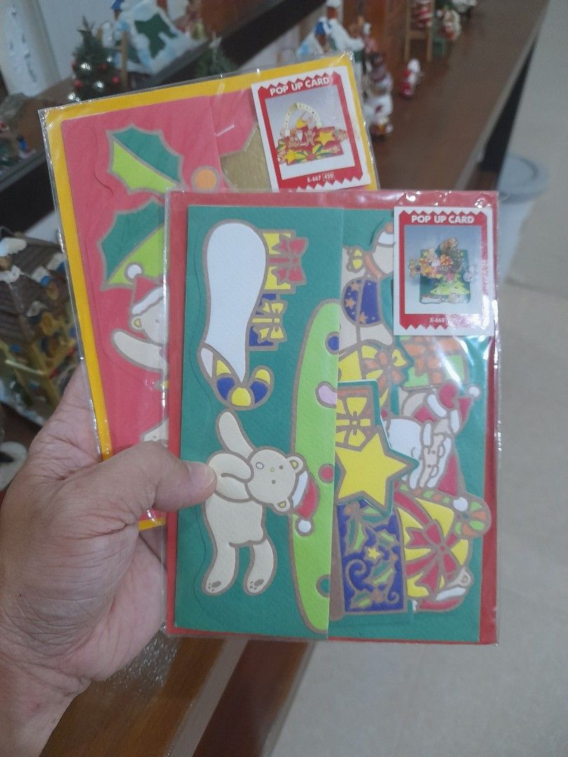 CHRISTMAS POP UP CARDS (Category: Other Stationery & Craft) located in Bulacan. Submitted by nansantiago (Listing ID 1470938093, Image 2). Description: CHRISTMAS POP UP CARDS 2 designs 🏷️ ₱65 each‼️ 📍 Location: Plaridel, Bulacan 💸 Mode of Payments: Gcash / BPI 📦 Pick-up / Ship 🚚 Couriers : Flash Express / SPX / Lalamove.