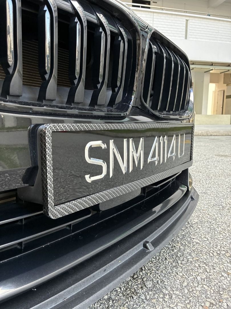 Chrome Laser Cut Car Plate | BMW 216i / Tesla Model Y | Display, Car ...