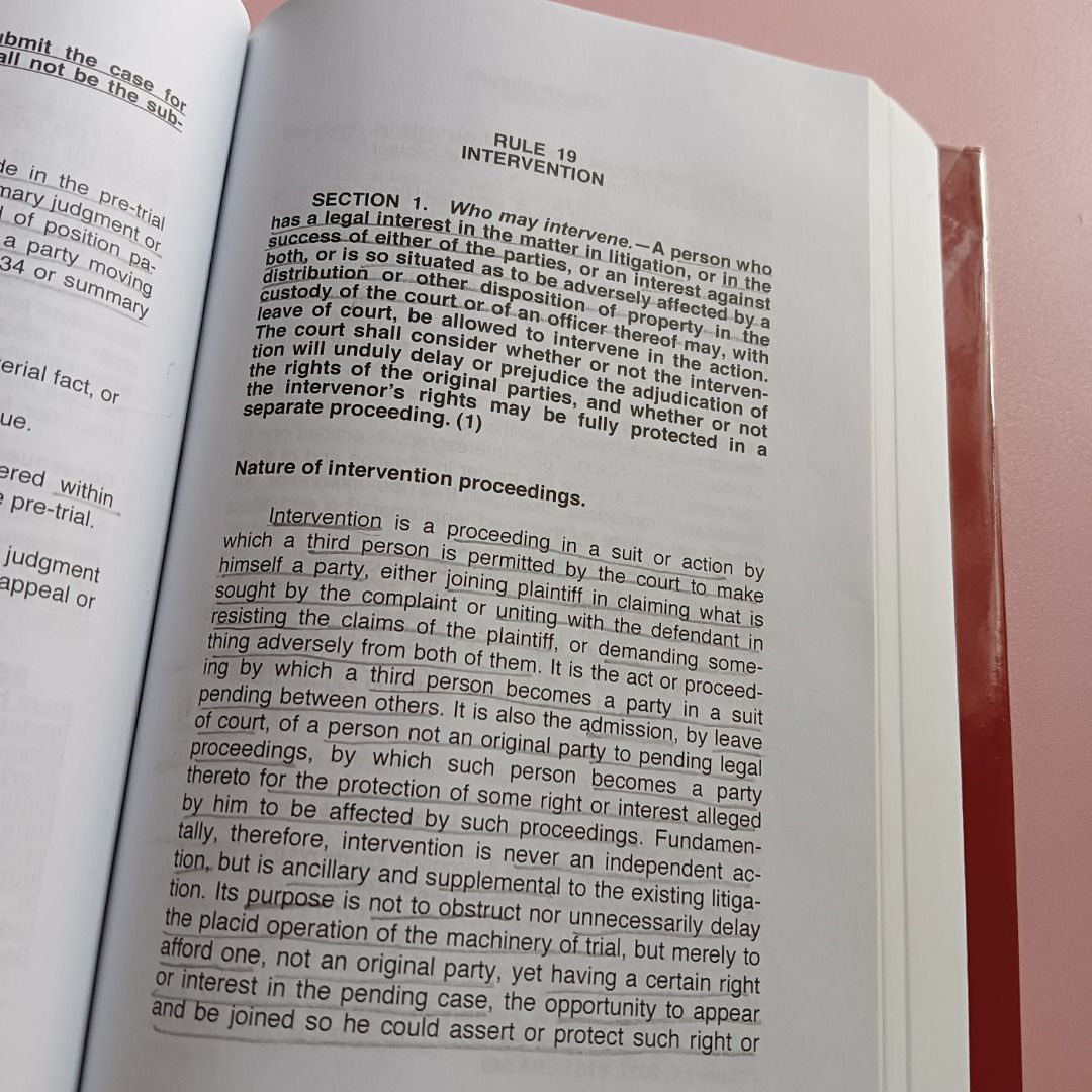 Civil Procedure Explained Volume 1 (2021) by Dean Noche (Category: Textbooks) located in Quezon City. Submitted by shuangjiang (Listing ID 1470960835, Image 2). Description: Book title: Civil Procedure Explained with 2019 Amendments and Up-to-date Jurisprudence Volume 1 (2021) Author: Dean Maria Concepcion S. Noche Condition: minimal annotations (ballpen, mostly pencil), broken book spine (central books issue), bought in 2021 but used only for 3 