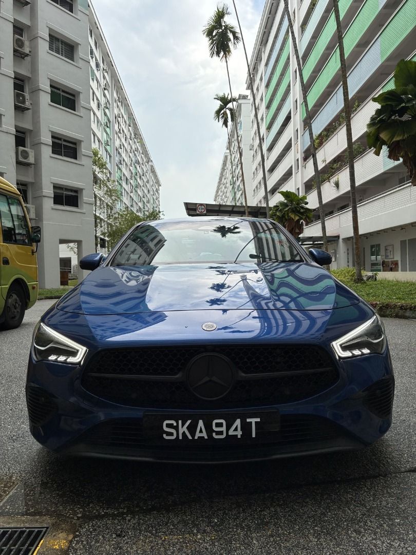 Clear Pot Belly Number Plate | Mercedes CLA | Display / Show Plate, Car ...