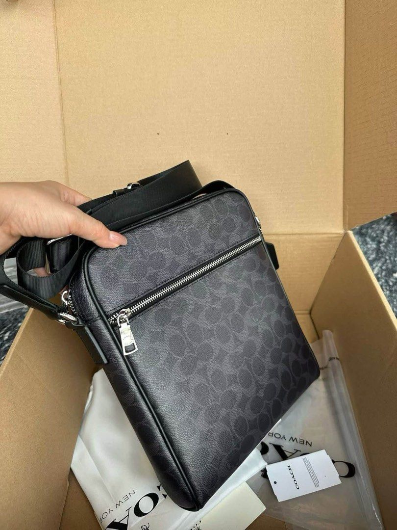 Coach Slingbag for Men (Category: Sling Bags) located in Manila. Submitted by bagsandshoesmanymore (Listing ID 1470954219, Image 2). Description: Coach Sling Bag Box, dustbag and carecard Actual picture posted.