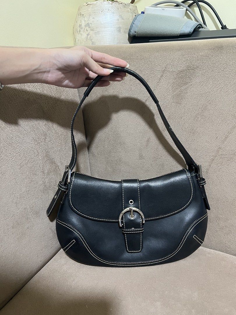 Coach Soho Insp* Shoulder Bag (Category: Shoulder Bags) located in Manila. Submitted by erickalago (Listing ID 1471092836, Image 2). Description: ins.pired only! Hardy Amies brand issue: sign of use sa handle and leather, and onti sa rubber lining. location: pasig san joaquin mod: direct j&t or lala.move.