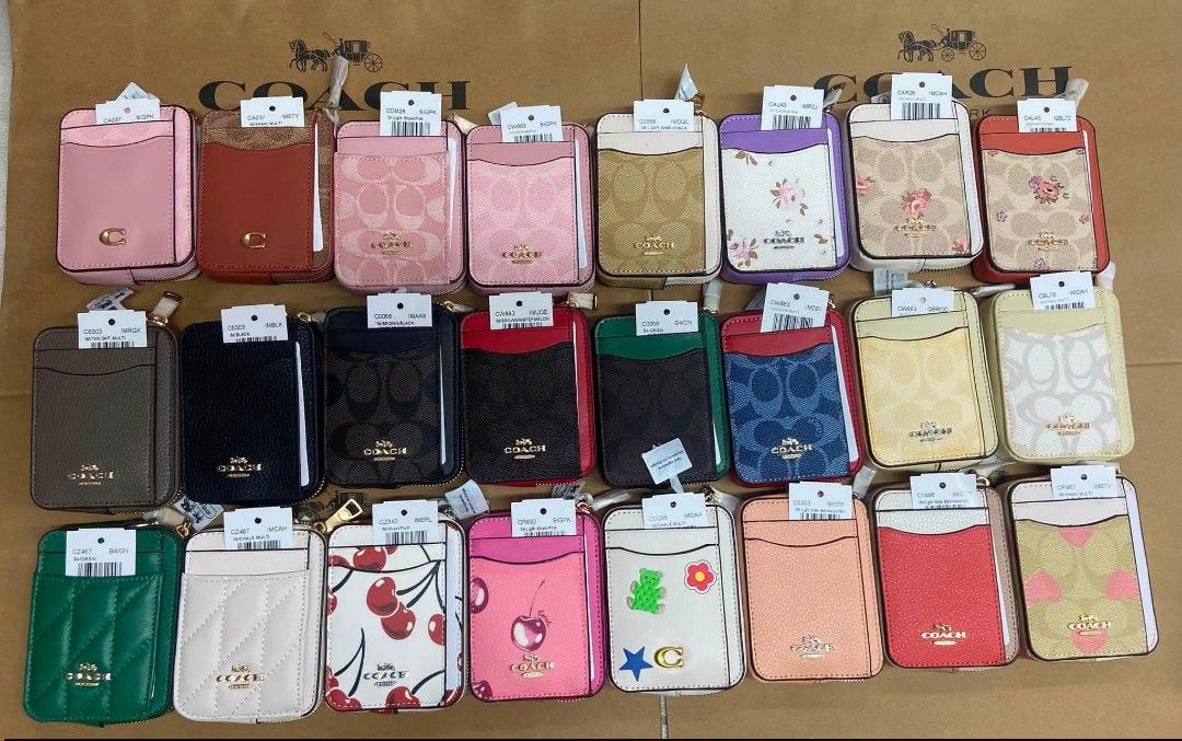 Coach Zip Card Case Wallet Multiple Colors Available (Category: Wallets & Card holders) located in Manila. Submitted by best_picks (Listing ID 1471095703, Image 1). Description: complete inclusion .