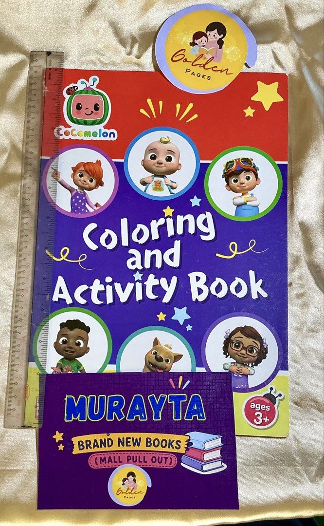 Cocomelon Coloring and Activity Book (Category: Children's Books) located in Manila. Submitted by gintonglibro (Listing ID 1471031840, Image 1). Description: Brand New Activity Book For only ₱159 🌈🎨 No more guessing games sa pagpili ng colors, mga momshie! 💖 With our Cocomelon Copy the Color Book, madali na lang sundan ng mga chikiting ang tamang kulay! 🖍️✨ Enjoy na sa coloring, matututo pa silang kumilala at mag-match ng colors habang naglal