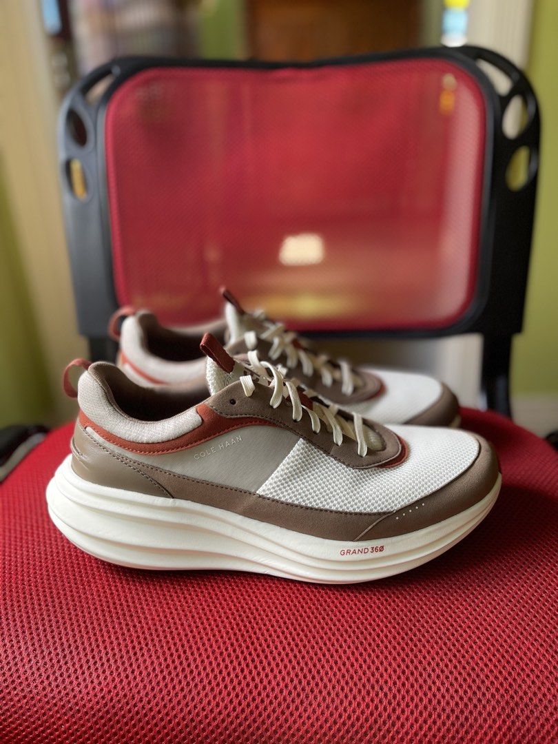 Cole Haan Grand 360 Sneakers (Category: Sneakers) located in Manila. Submitted by sallykuwait (Listing ID 1469537171, Image 3). Description: - COLE HAAN ØriginalGrand Quadstreak Running Sneakers Php 5,500 (Negotiable) SIZE 10 Men’s, legit, used once, no box, bought in the US - Polyester, nylon, and leather upper - Rubber outsole - 13mm (.5-inch) heel - Open cell PU footbed - EVA midsole - Lining: 80% polyester, 15% nylon, and 5% PU - Imported RFS
