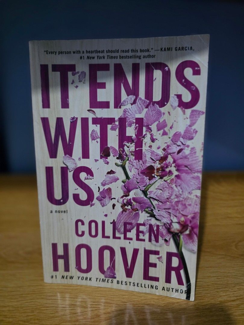 Colleen Hoover - It Ends With Us (cute cover) (Category: Storybooks) located in Rizal. Submitted by mintcookieph (Listing ID 1471078090, Image 1). Description: preloved cute or premium cover paperback US edition pm for condition mop: gcash / maya / gotyme mod: j&t / sco / lalamove.