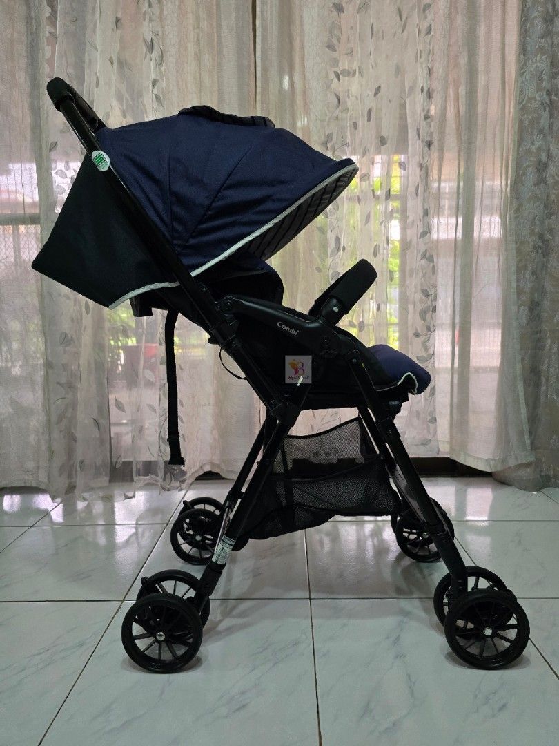 Combi Mecha Light Luxury Lightweight Baby Stroller (Category: Strollers) located in Paranaque City. Submitted by babyandme.savers (Listing ID 1471070340, Image 2). Description: COMBI MECHA LIGHT LUXURY LIGHTWEIGHT BABY STROLLER * Safe for 0 - 48 months * In excellent condition * Fully Reclineable * Reversible handle * Full canopy * High seat * Lightweight stroller * 5 - Point safety belt * Clean and Sanitized -Ready to use 📍 Location : Betterliv