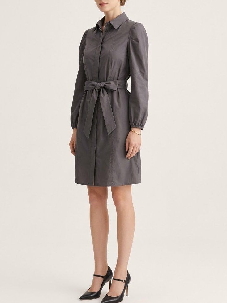 Cos Ash Grey Belted Dress (Category: Dresses) located in Cebu City. Submitted by kei.flmn (Listing ID 1471117806, Image 3). Description: 📌PLEASE READ BEFORE MAKING AN OFFER Excellent Condition (No issues) Size:Fits Extra Small (XS) - [x] Flat Lay Measurements (in inches): - [x] Bust: 34” | Waist: 36” (with side pockets) - [x] Length Reference: Mannequin Height : 5’4” (First-come, first-served basis) Due to an increased number of joy reservers an