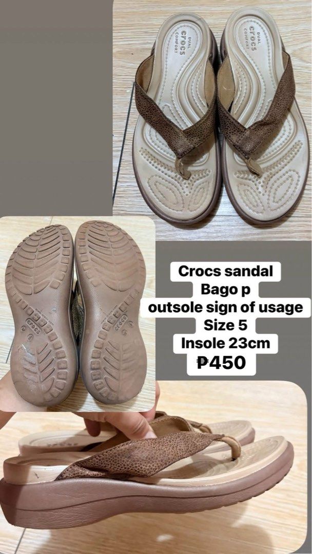 Crocs sandal size us 5 (Category: Sandals) located in Koronadal. Submitted by bulilitph_ (Listing ID 1471062751, Image 1). Description: Ukaysource Women 5.