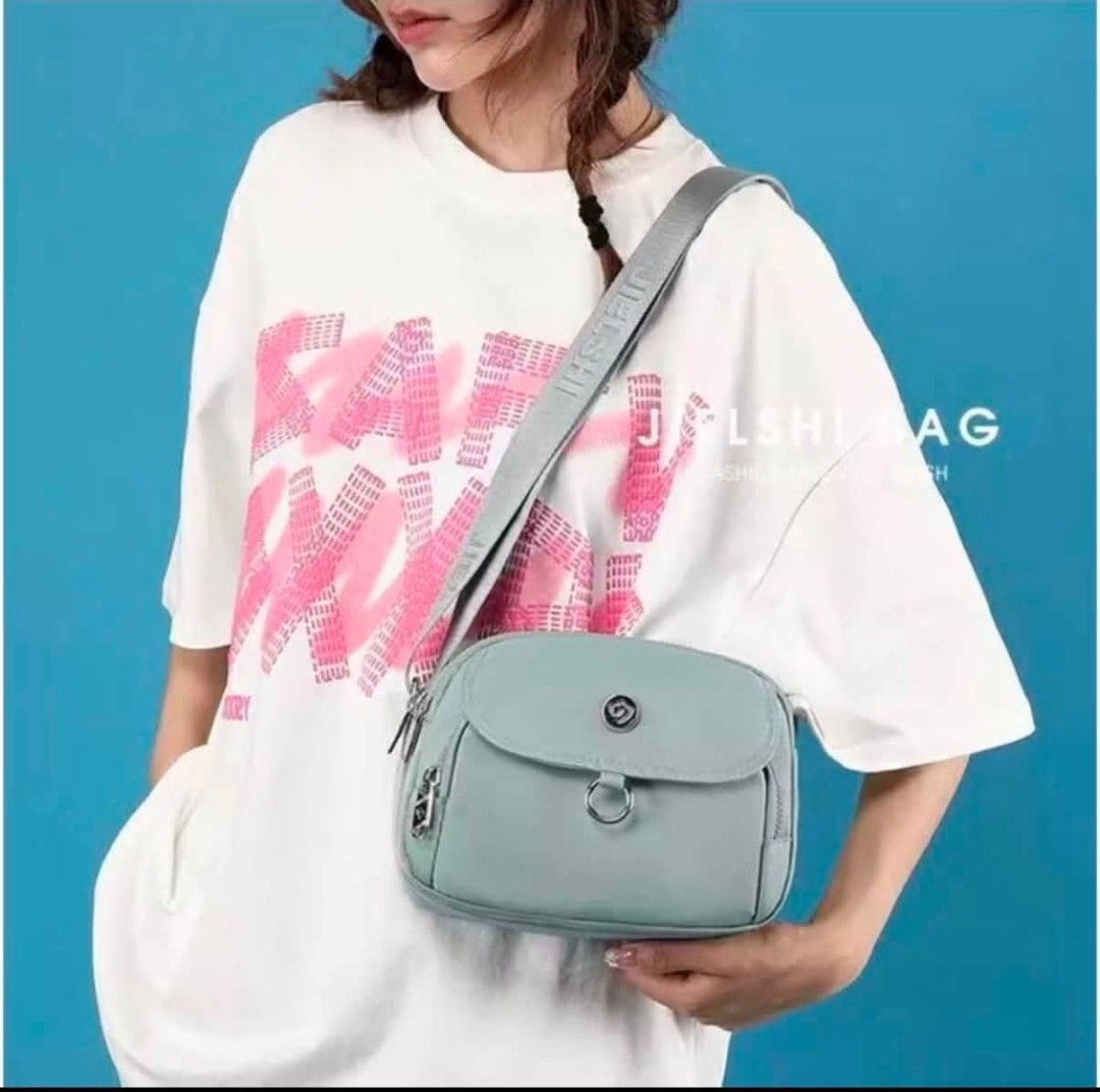 Cross body Bag (Category: Cross-body Bags) located in Mandaluyong City. Submitted by shopmla (Listing ID 1470992689, Image 3). Description: Cross body Bag Php 280. plain casual and suitable for daily leisure activities Nylon material.