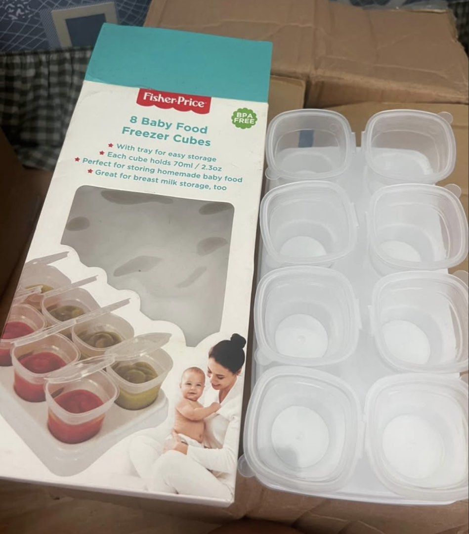 cube food storage and milk storage (Category: Breastfeeding & Bottle Feeding) located in Pili. Submitted by thankyounext_bicol (Listing ID 1471074098, Image 1). Description: Bundle set po for 400 only 💛💛 Bought around P600 RFS: Stock lang po kasi; outgrown by baby.