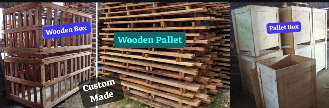 Custom Made Wooden Box Pallet Wooden Pallet Box, Furniture & Home ...