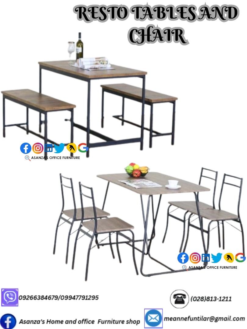 CUSTOMIZE COFFE/RESTAURANT TABLE AND PANTRY TABLE AND CHAIR (Category: Other Home Furniture) located in Caloocan City. Submitted by meannefunt41572 (Listing ID 1471011742, Image 3). Description: NOTE: THIS IS FOR POSTING PURPOSES ONLY, KINDLY DIRECT MESSAGE ME IN THE NUMBER ATTACHED IN THE PHOTOS FOR PRICE AND FOR MORE DETAILS We can customize workstations/partitions according to your area and desired specifications. Maximizing spaces in every wo