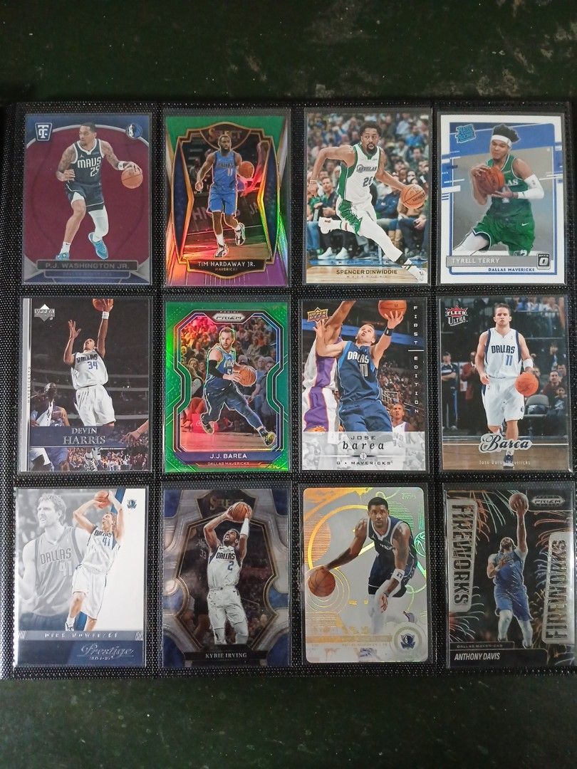 Dallas Mavericks Lot (Category: Raw Singles) located in Manila. Submitted by diczenestr94951 (Listing ID 1470938741, Image 3). Description: Dallas Mavericks nba cards lot feat.Kyrie AD Dirk Barea and other players near mint to mint condition .