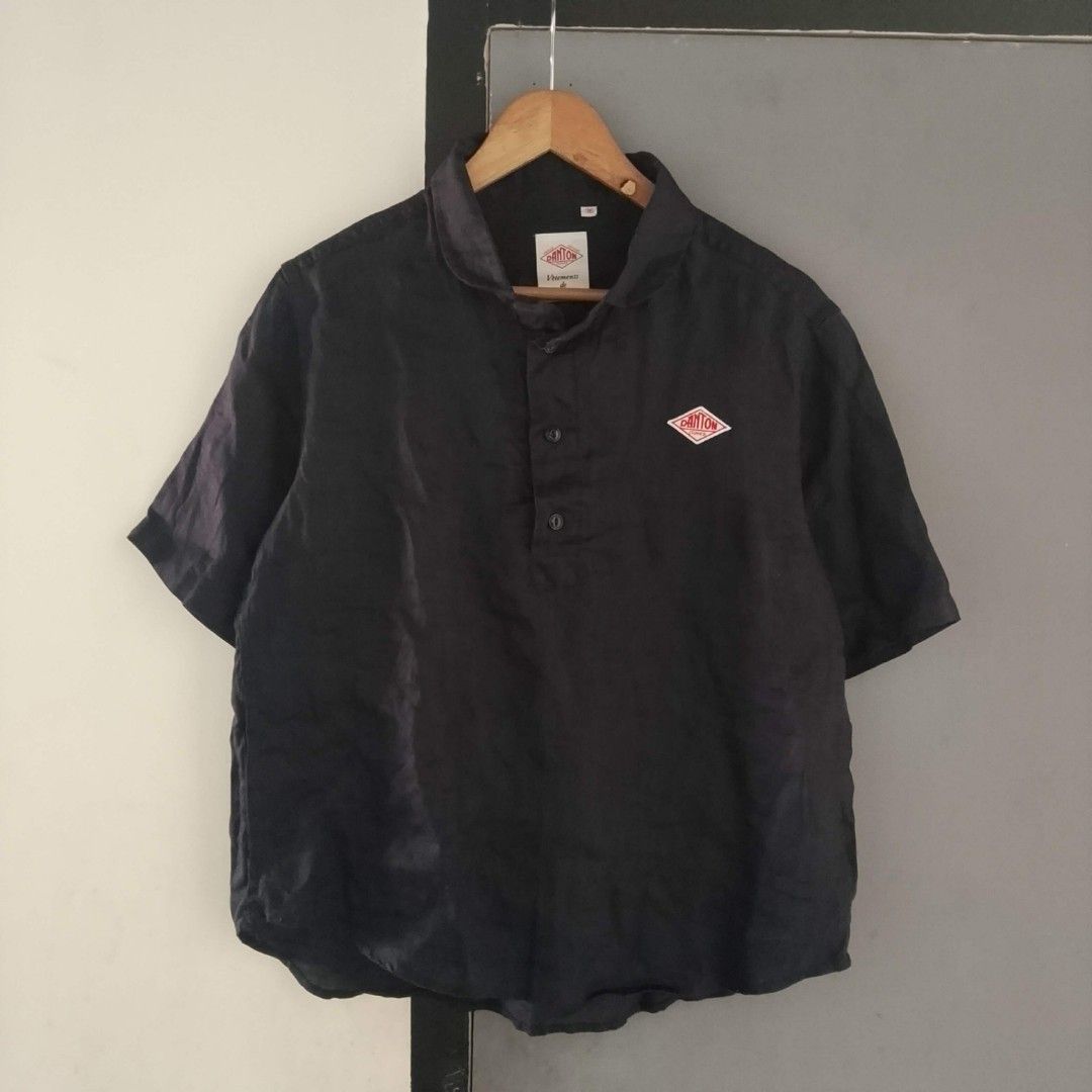 Danton round neck charcoal (Category: Formal Shirts) located in Cavite. Submitted by blasterr21 (Listing ID 1470990385, Image 2). Description: danton round neck charcoal size 36 (21x24-25.5) made in japan authentic.