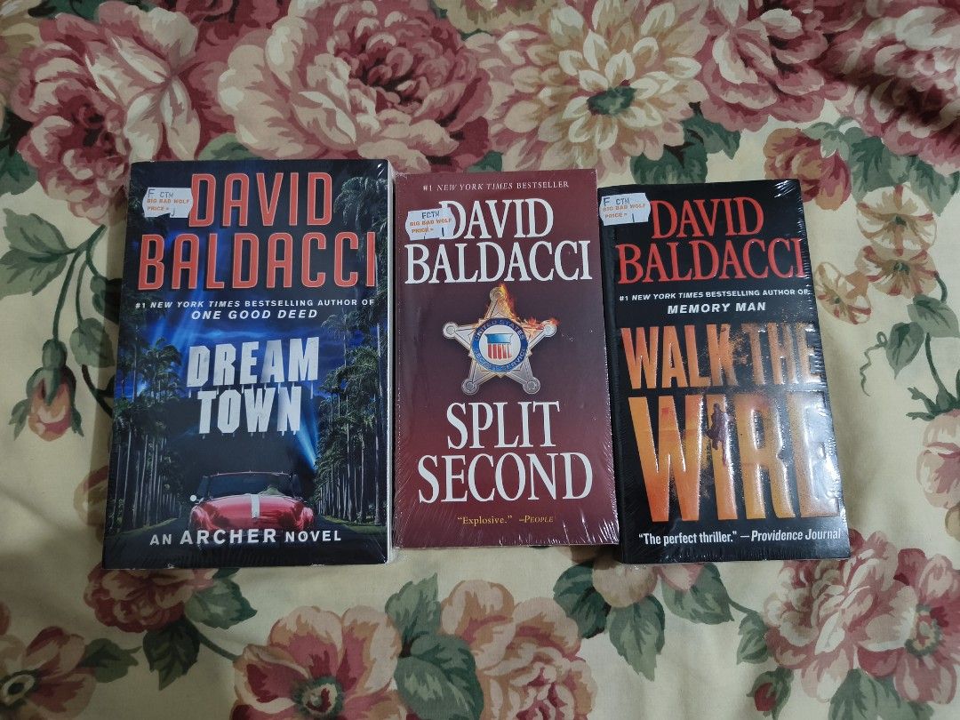 David Balducci Paperback bundle (Category: Storybooks) located in Paranaque City. Submitted by fabbieb (Listing ID 1470939673, Image 1). Description: David Balducci Paperback bundle new, just stored 3 books Dream Town Split Second Walk the Wire P500 plus sf Location: Parañaque City ➡️ NO RUSH SHIPPING PLEASE ⬅️ ✅grab/lalamove ✅ gogoexpress - 3-5 business days for Mmla delivery ( expect delays) ✅book your preferred courier ✅ Philippines only - bas