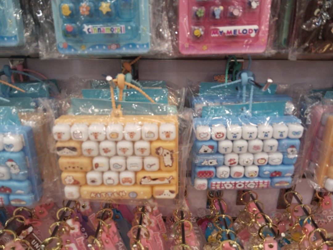 Decompression Grid Button Toy Keyboard Style (Category: Interactive Toys) located in Manila. Submitted by neojamesca55018 (Listing ID 1471084771, Image 1). Description: - Condition: Brand new in original packaging - Designs: Cute miniature keyboards and snack packs (Oreo, Lay's, Kitty, My Melody) - Purpose: Great for stress relief and fidgeting - Variety: Multiple colors and themes available - Perfect as a gift or cute accessory!.