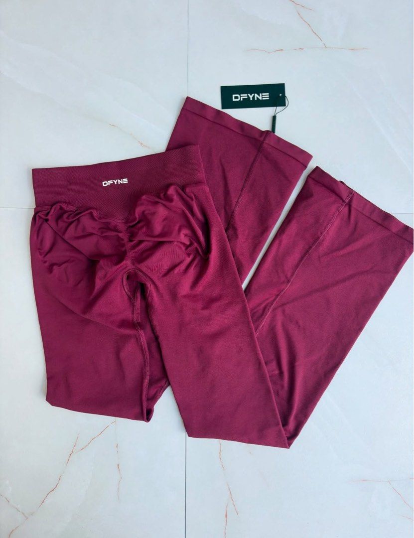 DFYNE Impact Flares winterberry (Category: Activewear) located in Paranaque City. Submitted by mmacita (Listing ID 1471006779, Image 1). Description: Dfyne Impact Flares Winterberry XS Includes pouch and tags with qr All original. Complete. UNUSED ₱1,999 FIXED ACTUAL PHOTO POSTED.