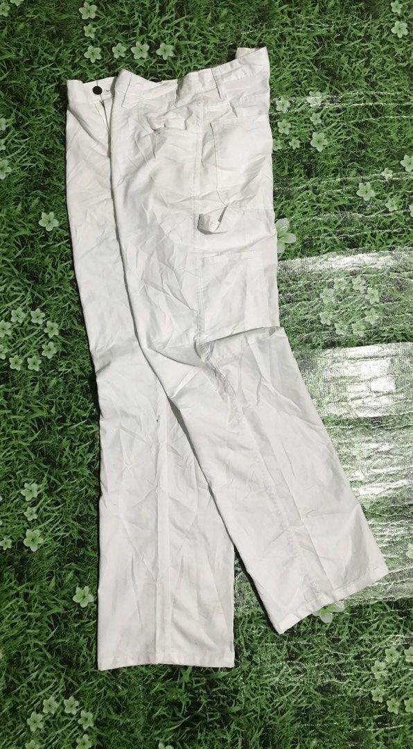DICKIES PAINTERS WHITE CANVAS WORKING PANTS (Category: Chinos) located in Cebu City. Submitted by nelsonix (Listing ID 1471028409, Image 1). Description: DICKIES PAINTERS WHITE CANVAS WORKING PANTS SIZE XL W35to36 L41 EXCELLENT CONDITION 9.5/10 COLOR RATE SEMILAR TO CARPENTER PANTS NO ISSUE.