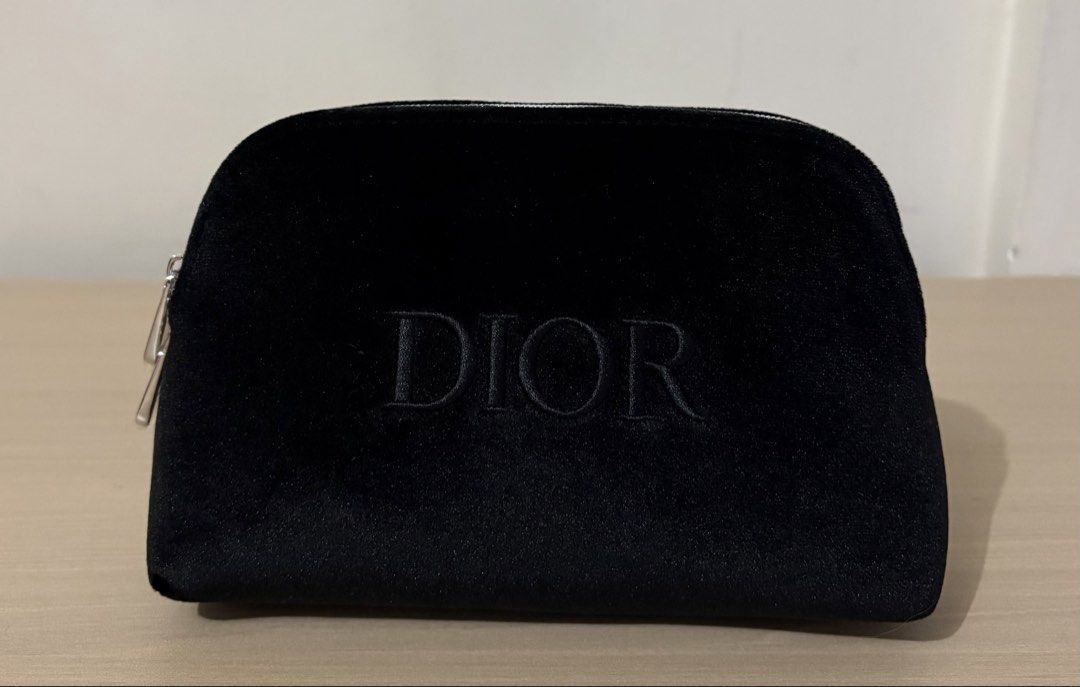Dior Black Velvet Cosmetic Pouch (Category: Purses & Pouches) located in Cavite. Submitted by chubbsavenue (Listing ID 1471029034, Image 1). Description: This is a GWP (Gift with Purchase) from the actual store. Guaranteed Authentic!.
